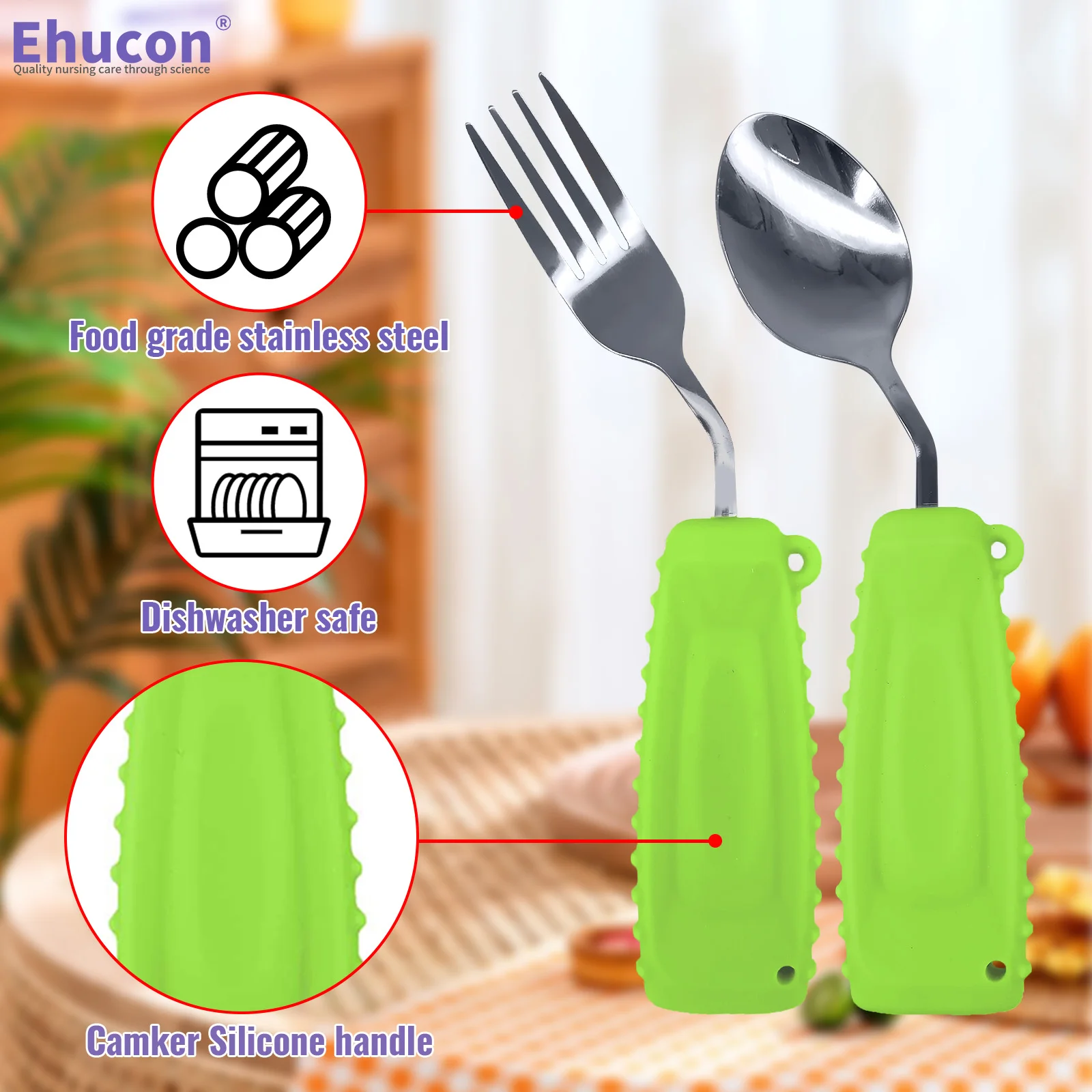Защитные изогнутые угловые столовые приборы ehucon