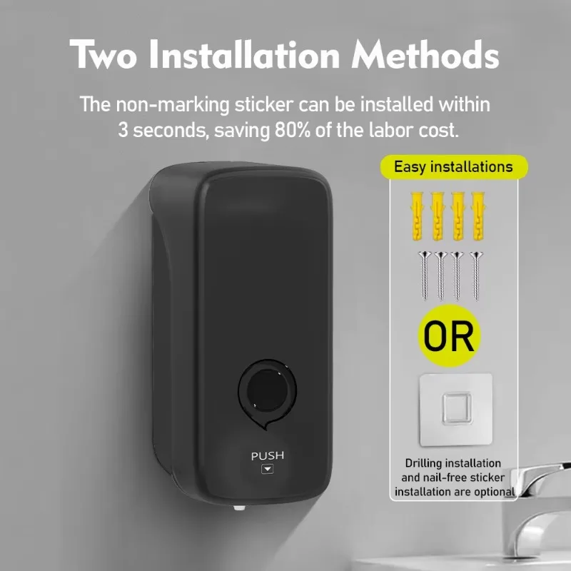 Ручной дозатор жидкого мыла для отеля - Фотография_4