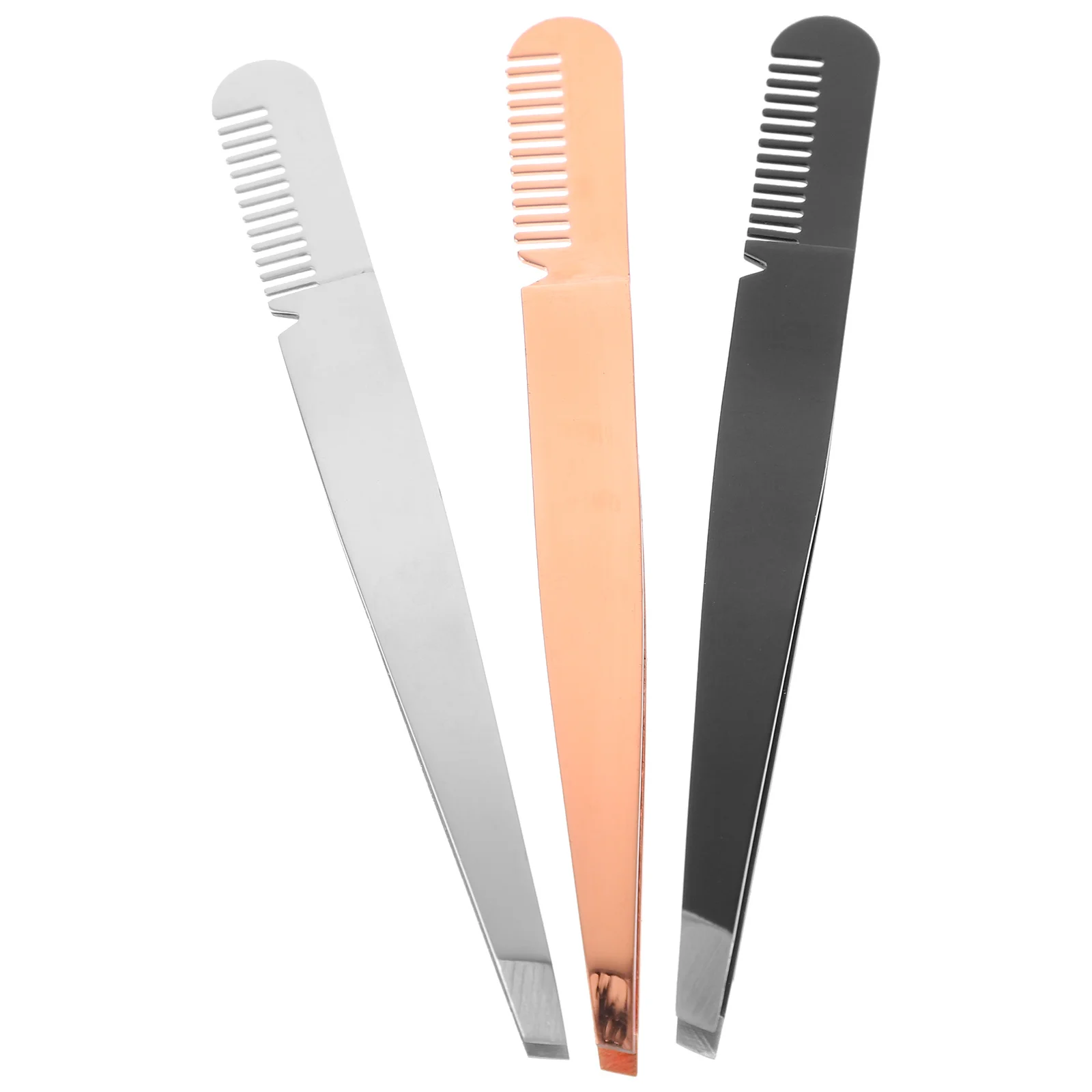 2 в 1, пинцет для бровей из нержавеющей стали - Фотография_4