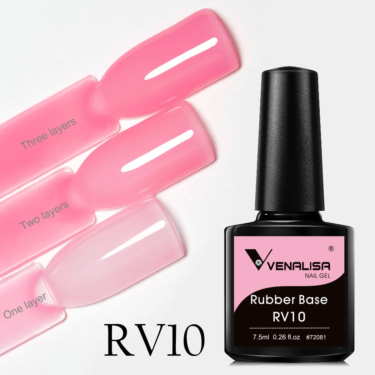 Venalisa rubber base jelly pink - Фотография_6