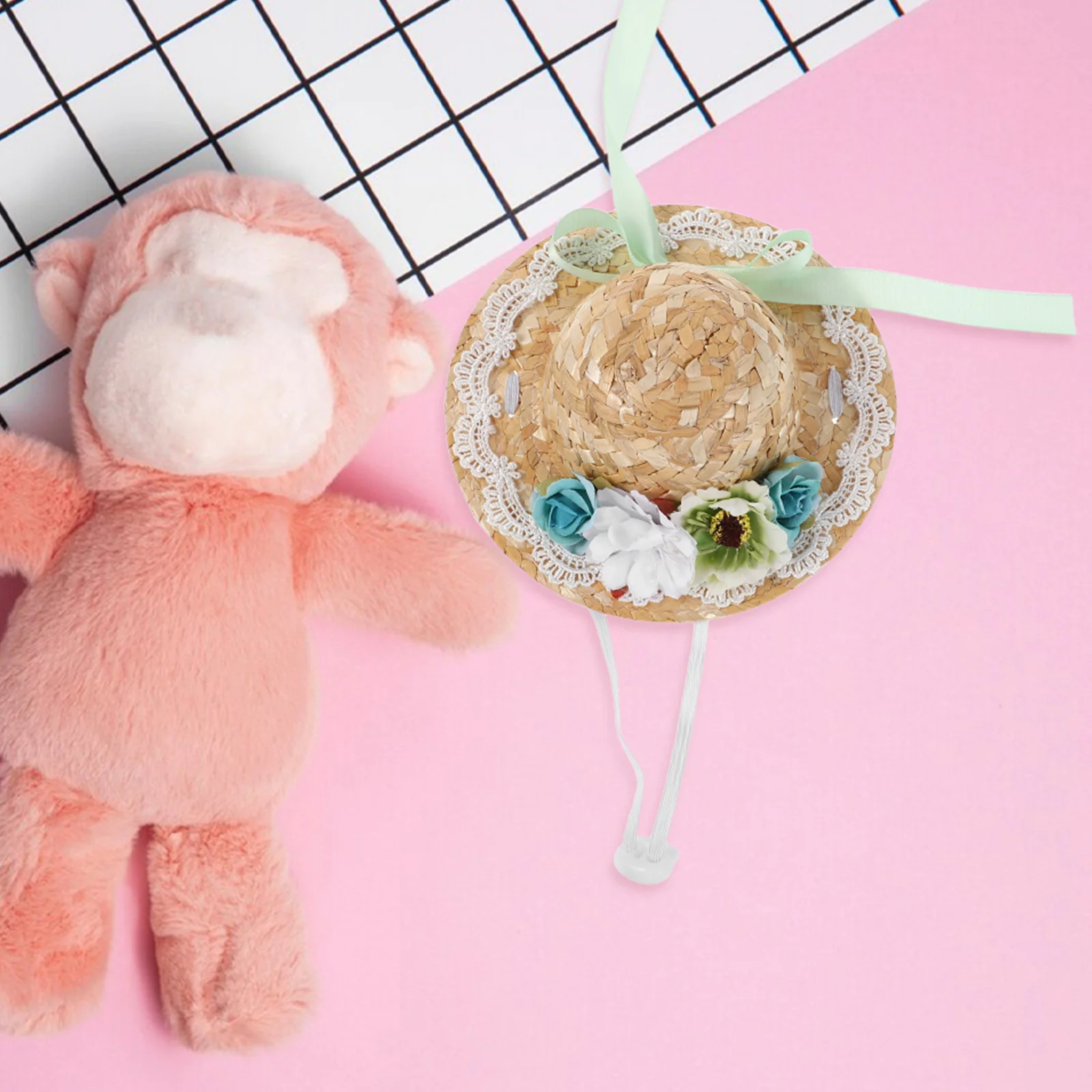 Мини-соломенная шляпа для поделок - Фотография_2