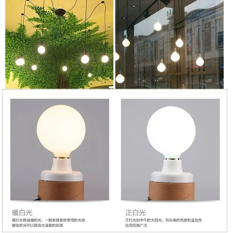 Большая фотолампа e27 85-265 в g80 g95 g125 3 вт 6 вт 9 вт - Фотография_5