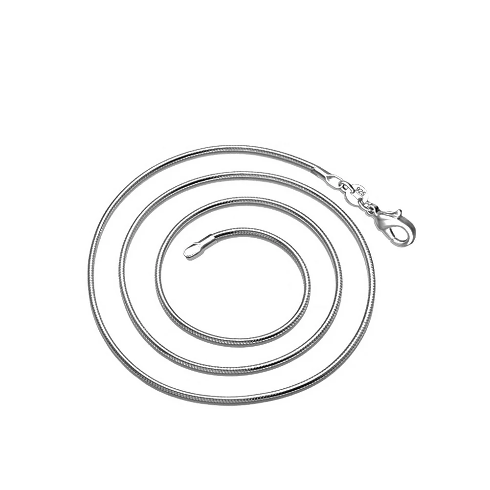 Идеальное ожерелье-цепочка в виде змеи 1 мм - Фотография_4