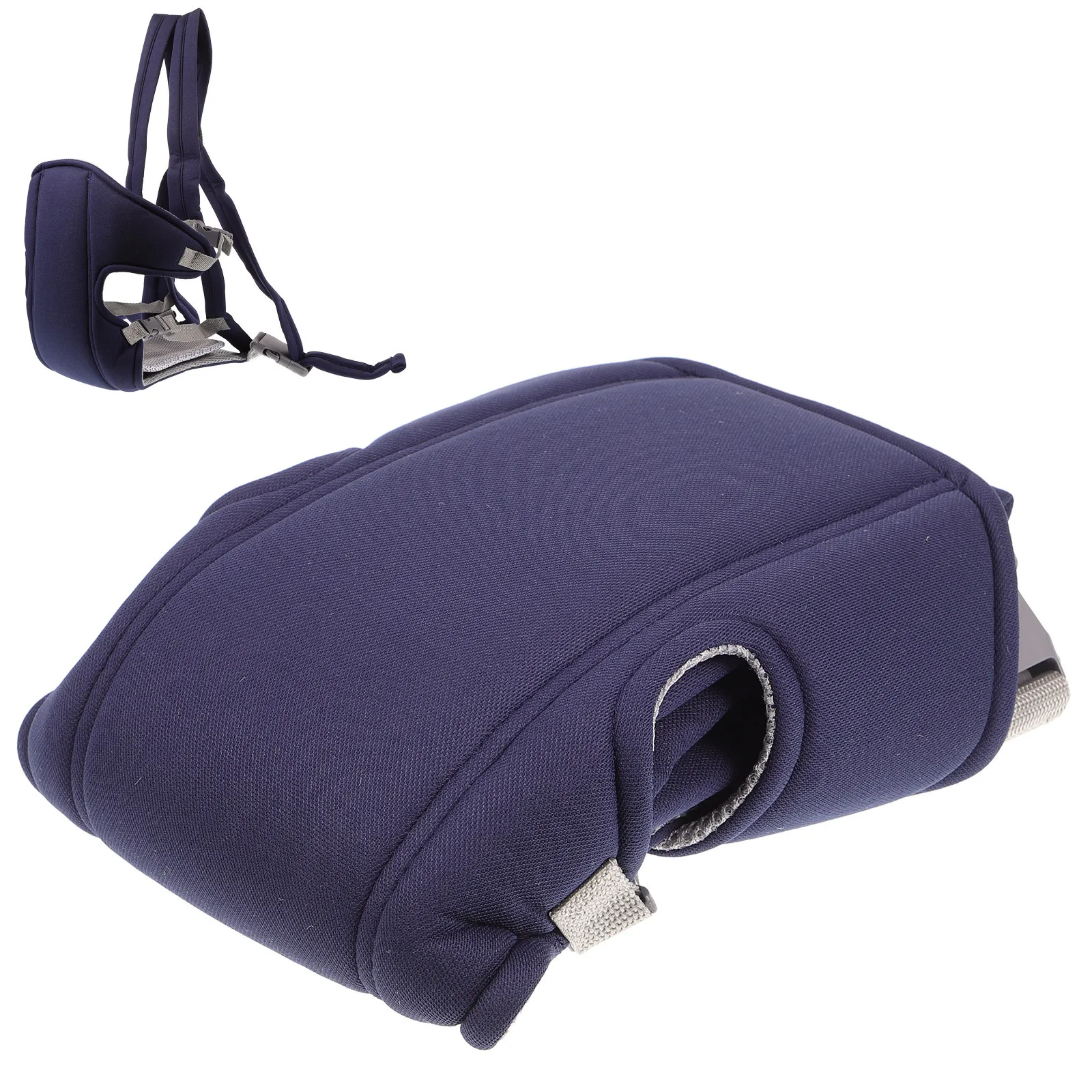 Рюкзак-кенгуру, синий регулируемый - Фотография_5