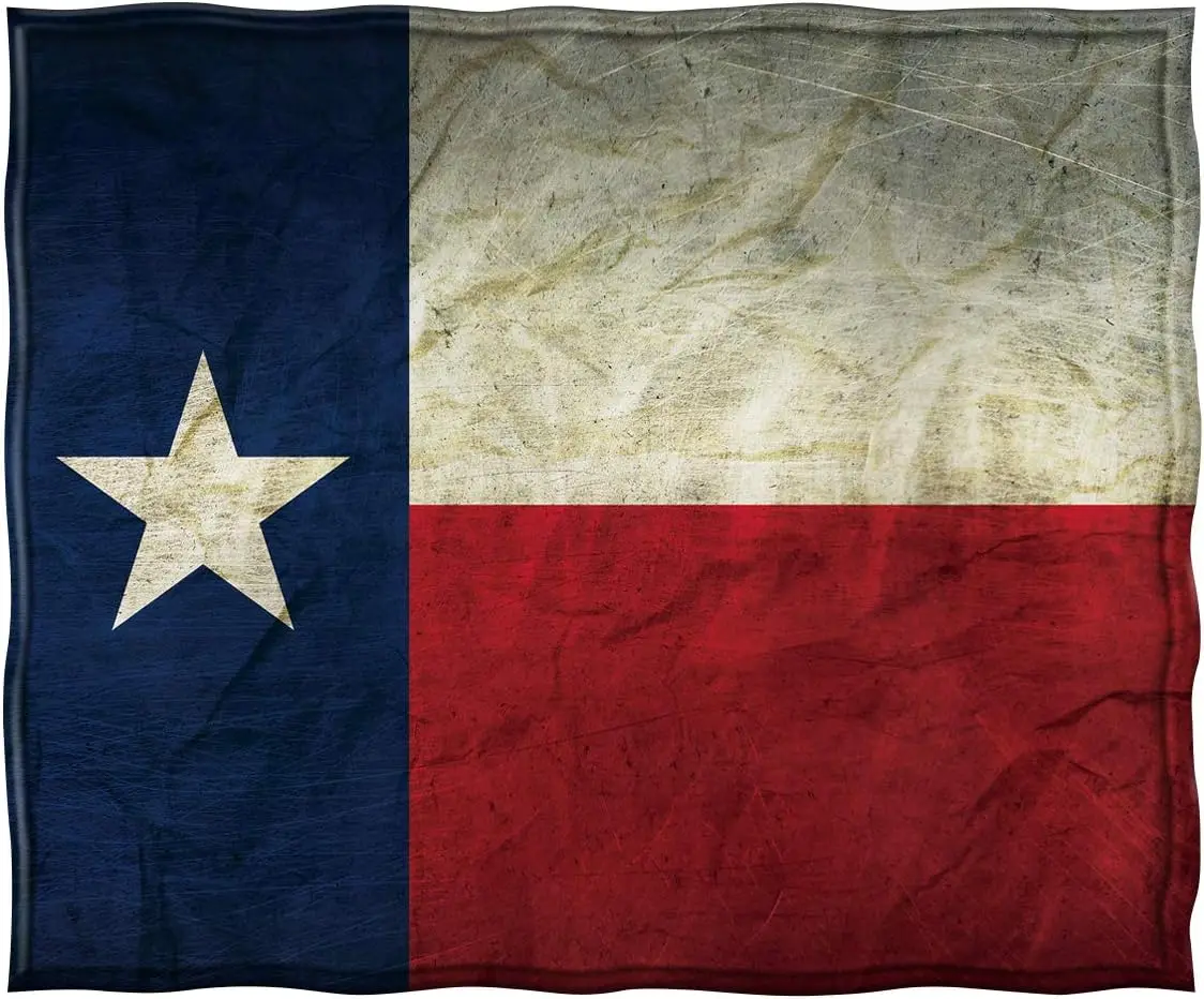 Одеяло с флагом техаса levens - Фотография_2