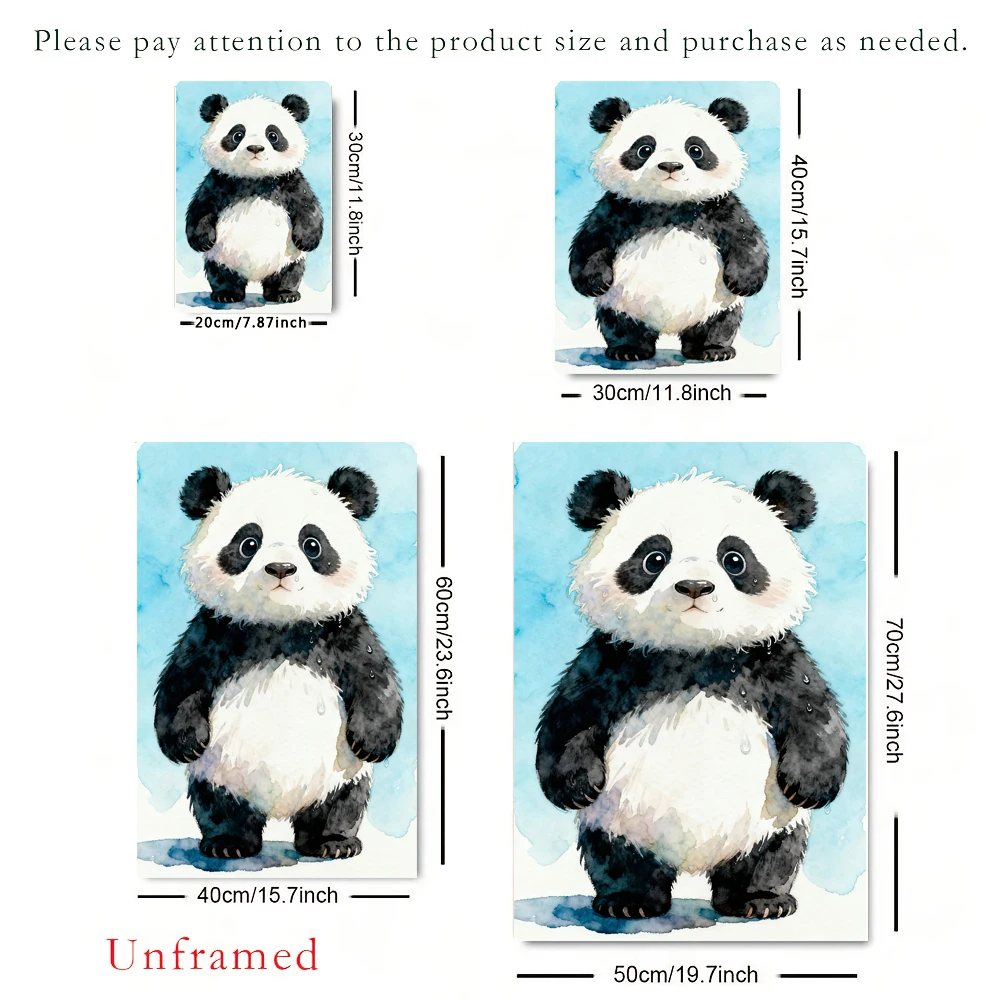 Персонализированные детские принты с пандой - Фотография_2