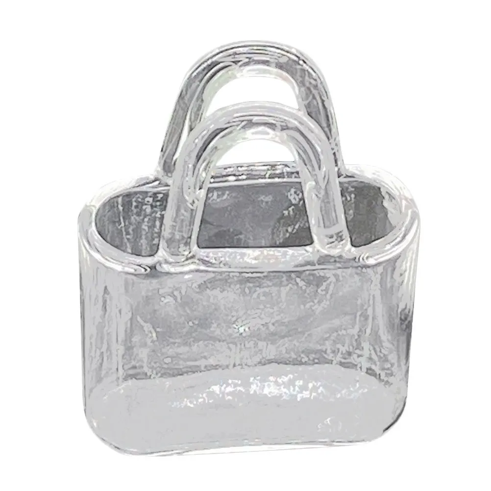 Мини-стеклянная ваза в форме сумочки - Фотография_5