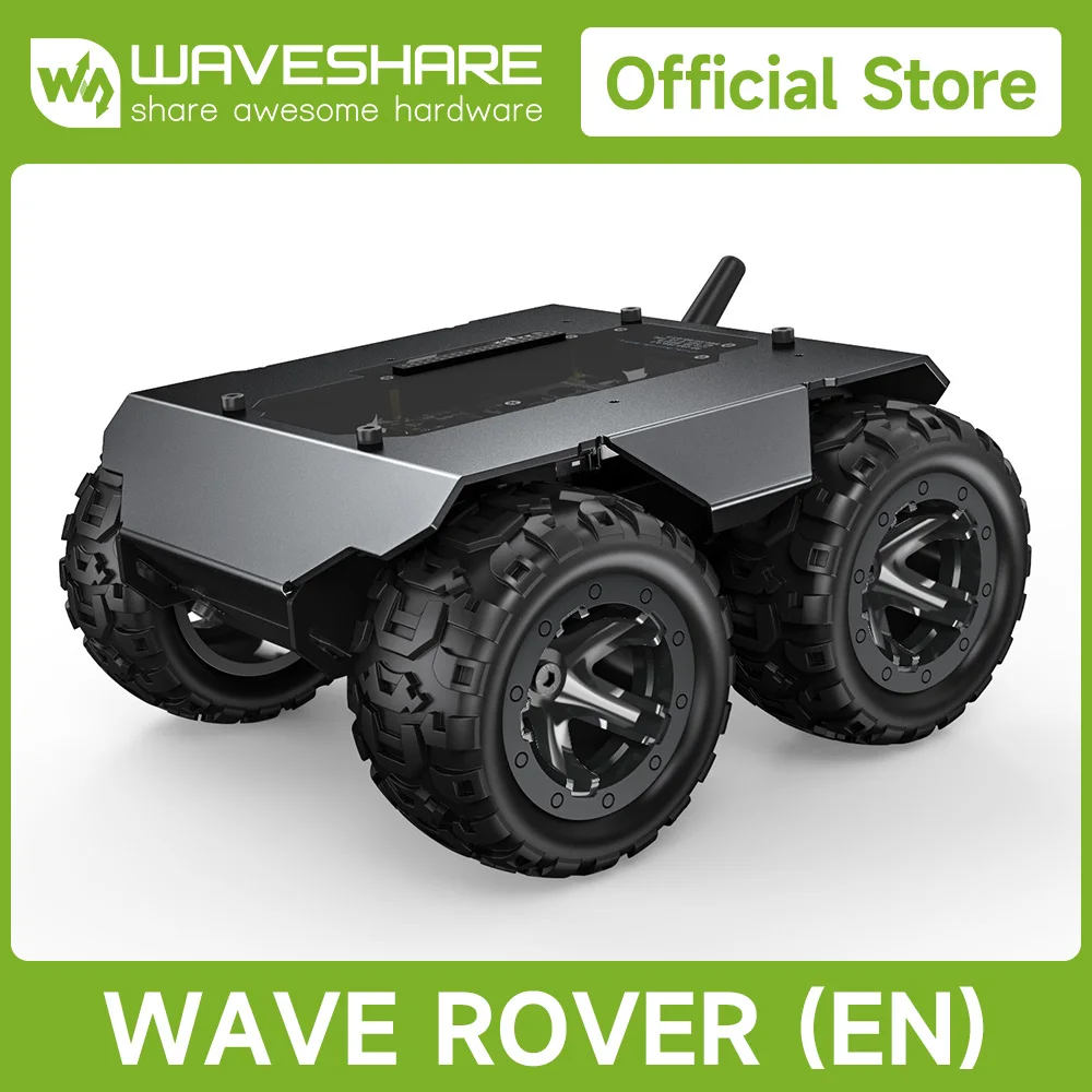 Waveshare wave rover гибкое и расширяемое шасси мобильного робота 4wd