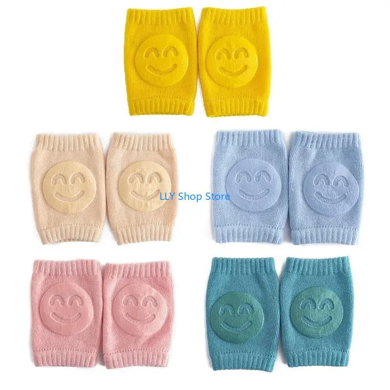 T8ud 1 пара детских противоскользящих наколенников для ползания - Фотография_5