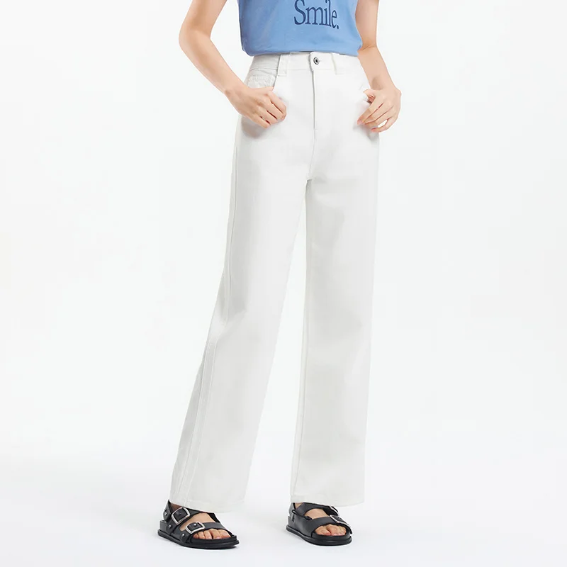 Джинсы semir, женские крутые широкие брюки - Фотография_5