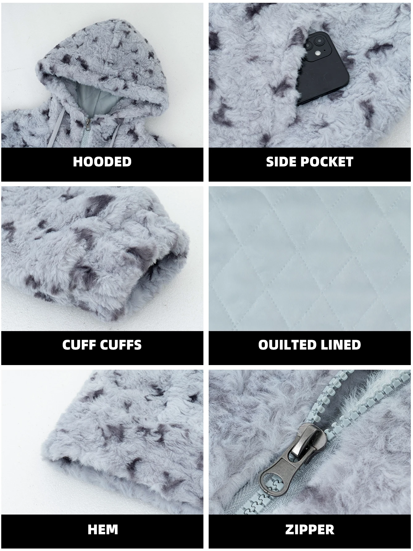 Y2k эстетика тай-дай пушистый женский - Фотография_6