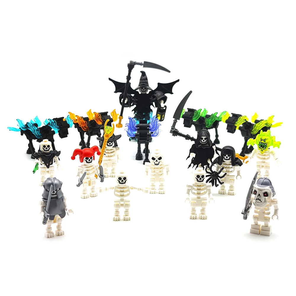 Moc хэллоуин скелет армия мини - Фотография_5