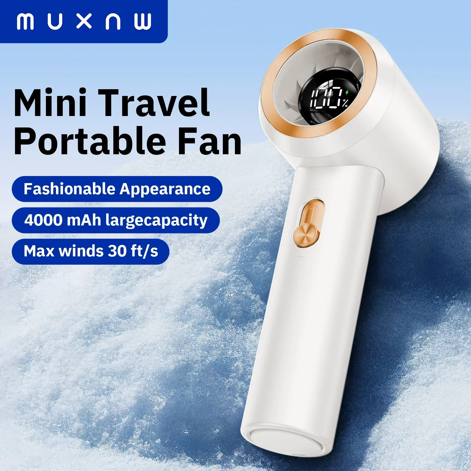 Портативный вентилятор muxnw для путешествий mini