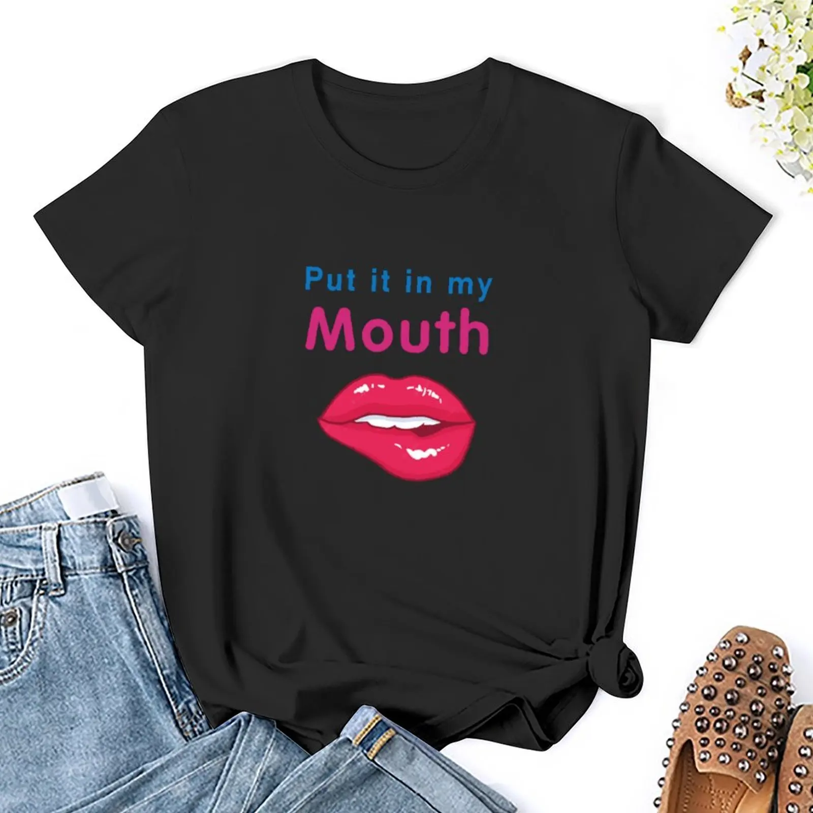Футболка с надписью «put it in my mouth» - Фотография_5