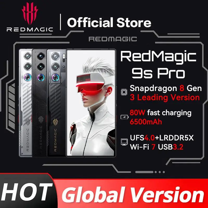 Оригинальный игровой телефон redmagic 9s pro global version 5g 6