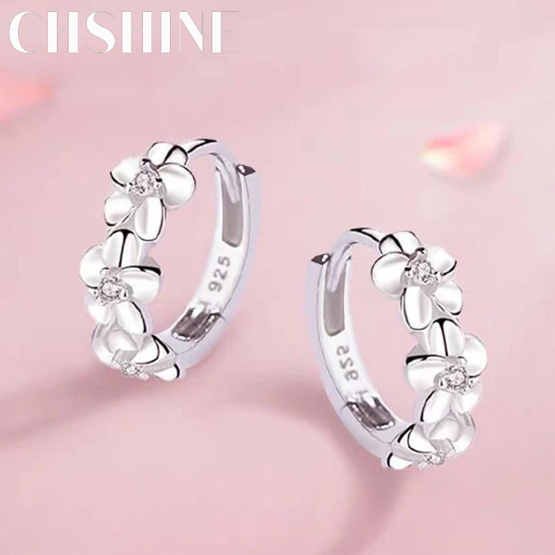 Женские серьги-гвоздики из серебра 925 пробы