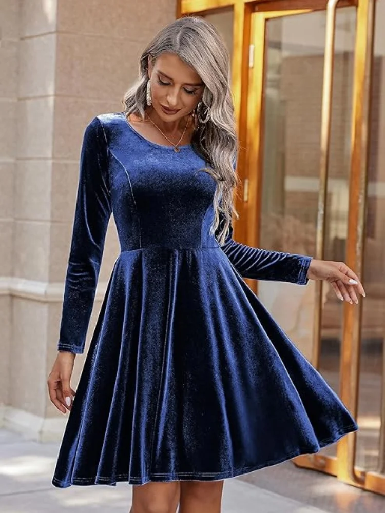 Осень-зима 2022, женское бархатное - Фотография_3