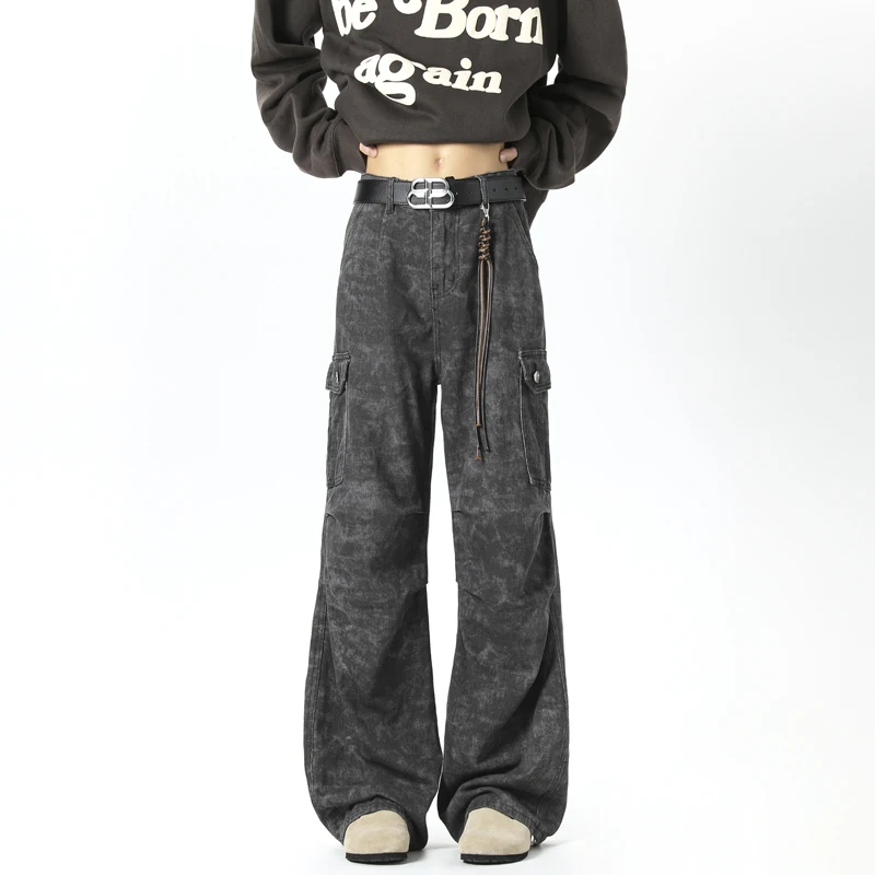 Джинсы marbling, брюки с большим - Фотография_5