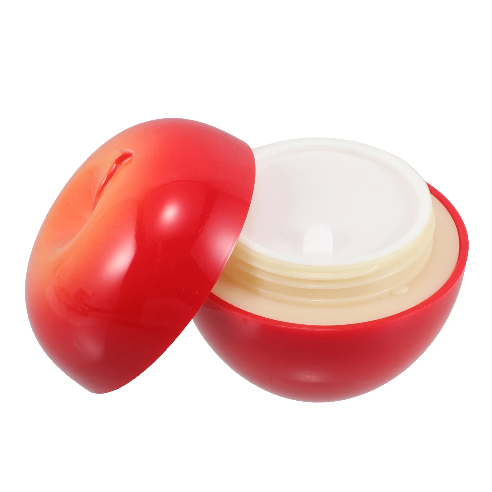 Портативная многоразовая банка для крема в форме яблока