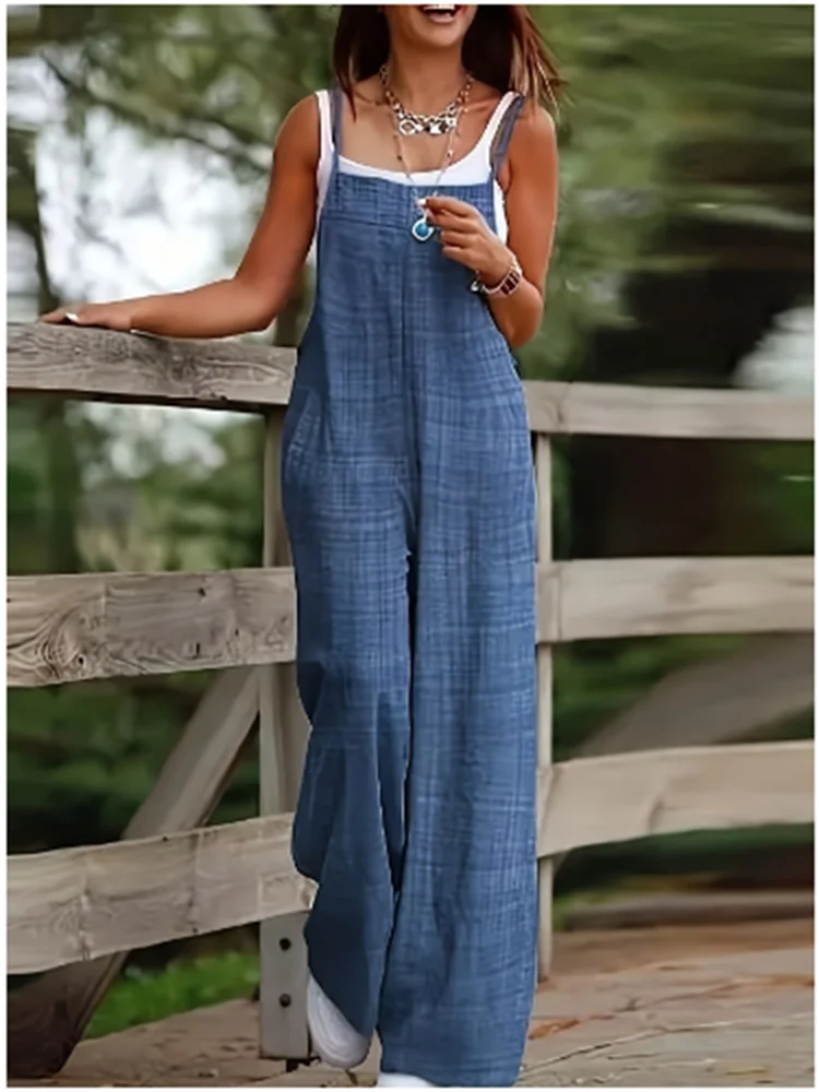 Luźny kombinezon damski casual