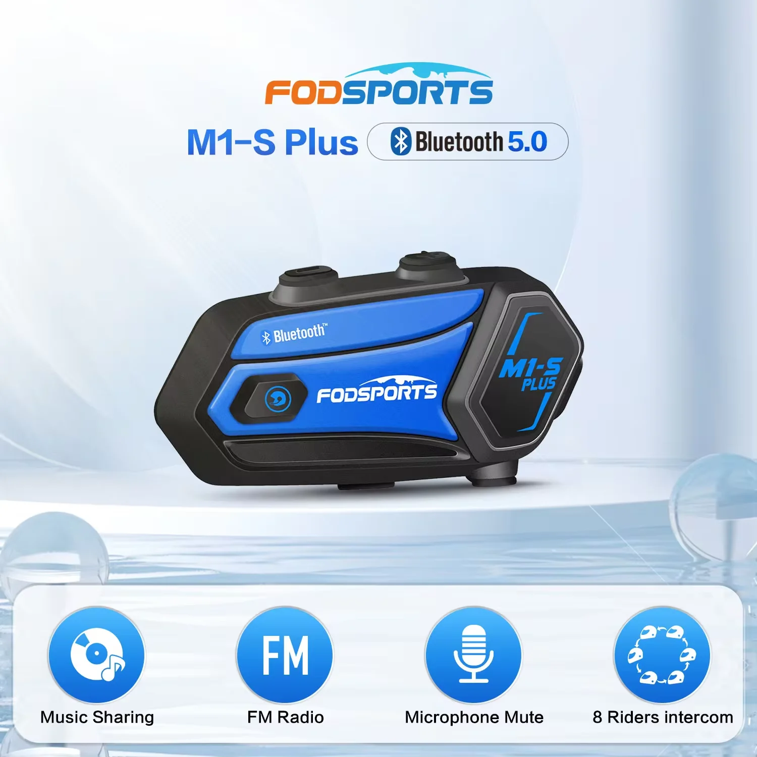 Переговорное устройство fodsports m1-s plus для шлема