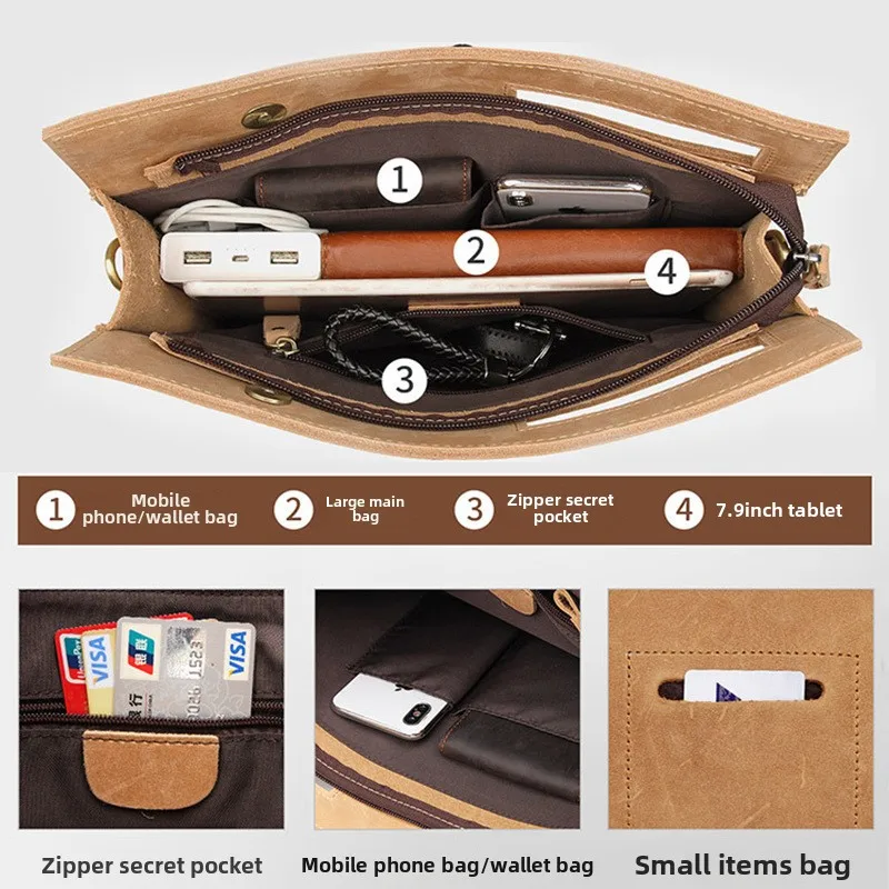 Кожаный портфель - Фотография_3