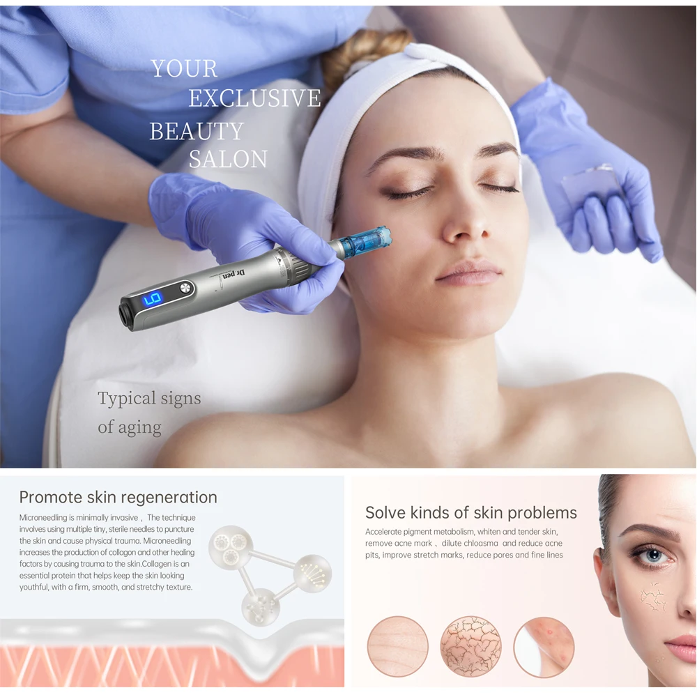 Dr pen m8s derma pen игла для микронидлинга - Фотография_3