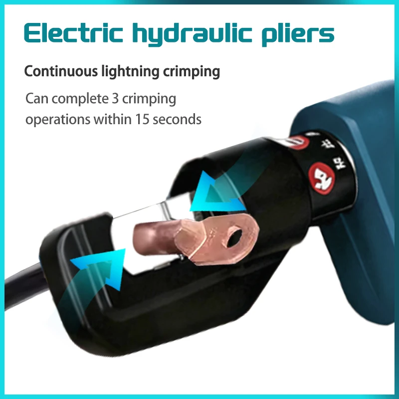 Портативные электрические гидравлические обжимные клещи sme-70 4-70 мм2 - Фотография_5