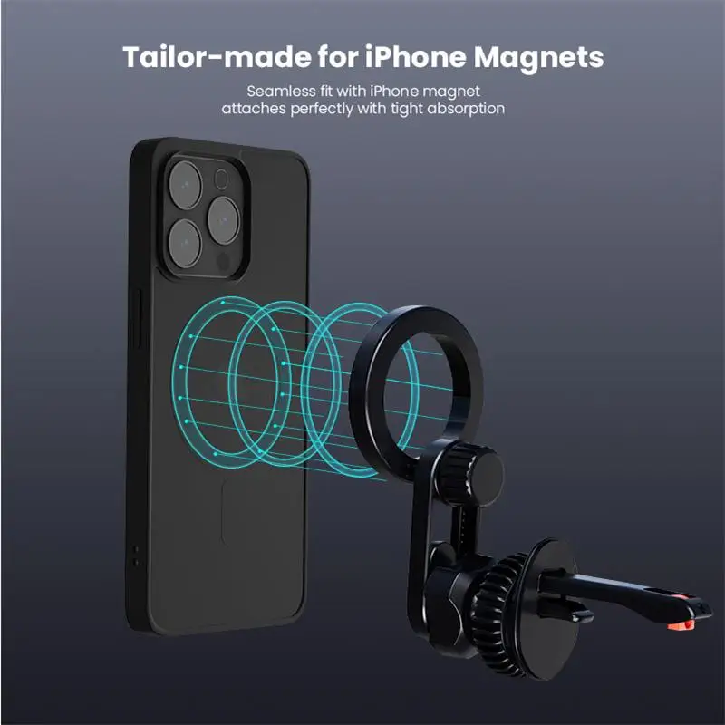 Магнитный автомобильный держатель телефона vylabs для iphone 12 - Фотография_6