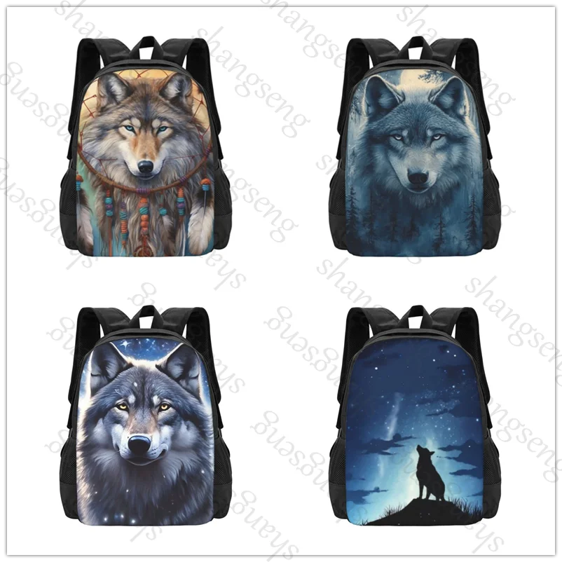 Galaxy wolf dreamcatcher большой