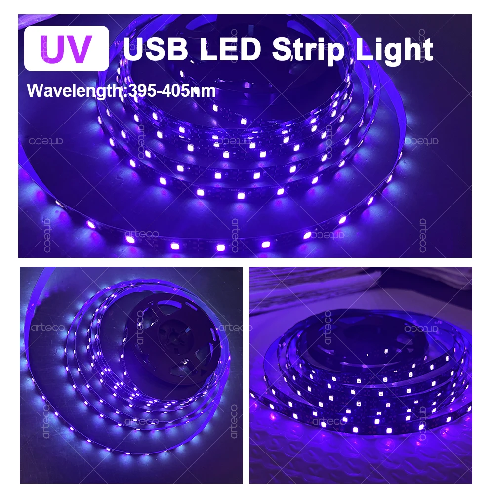 Usb уф-светодиодная лента - Фотография_5
