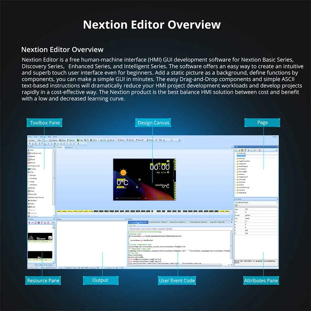 Nextion базовый жк-дисплей универсальный 2 - Фотография_2