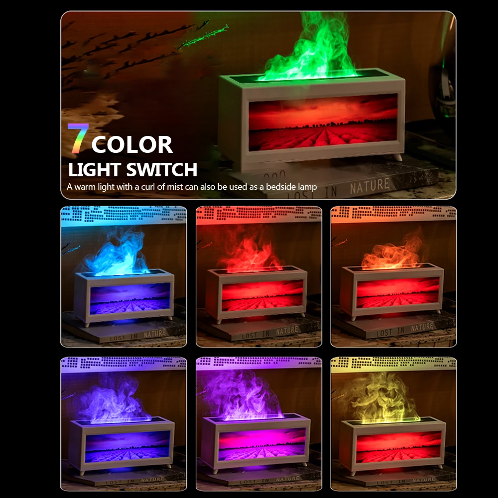 E2 fireplace flame новинка ночные - Фотография_6