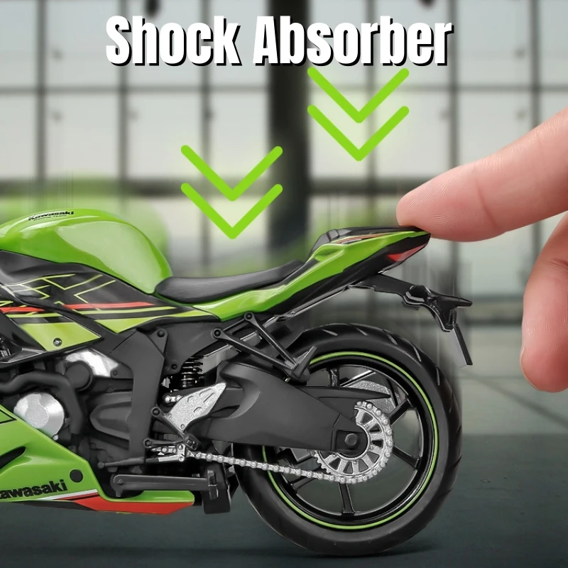 Kawasaki ninja zx-6r игрушка-мотоцикл 1 - Фотография_3
