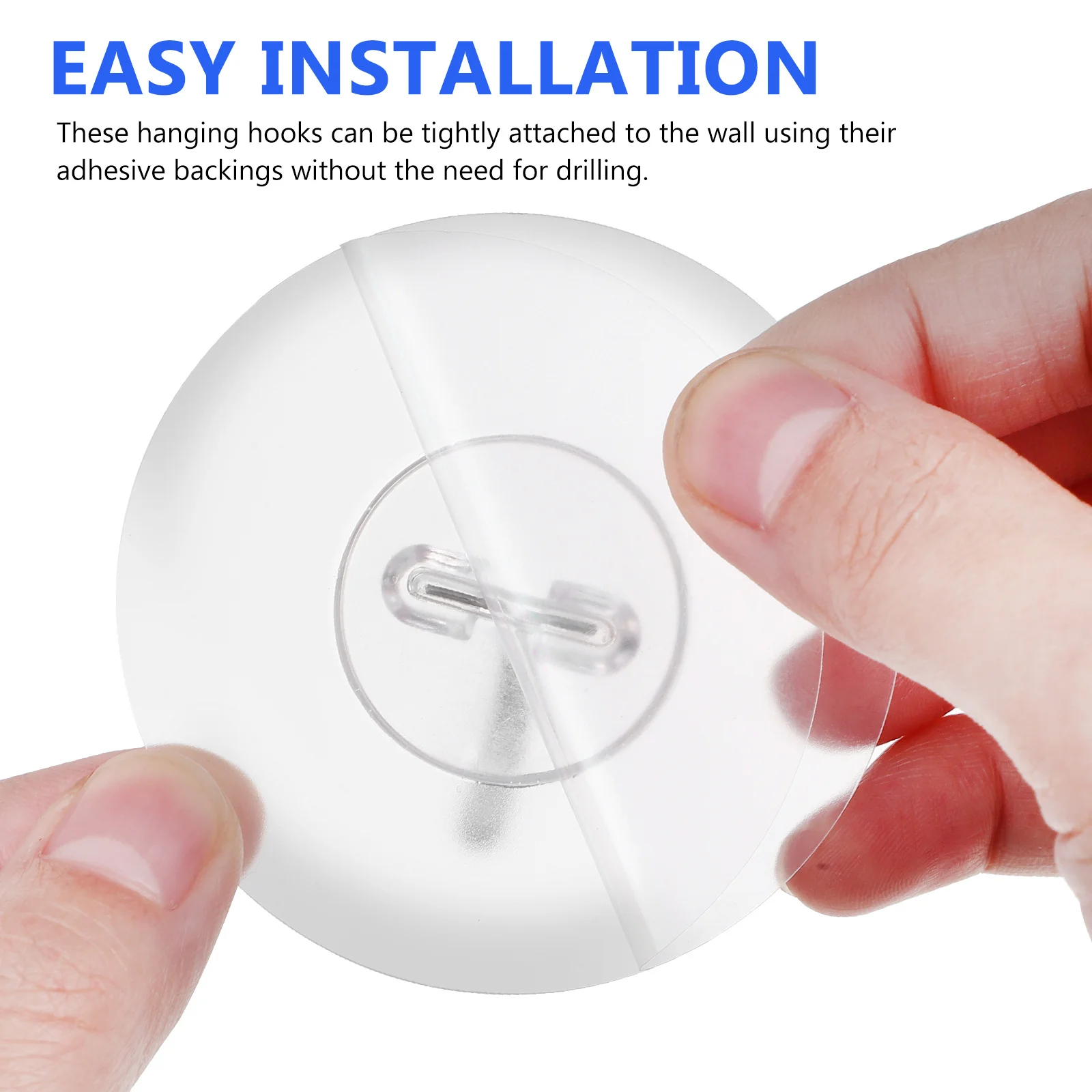 Прозрачные клейкие крючки