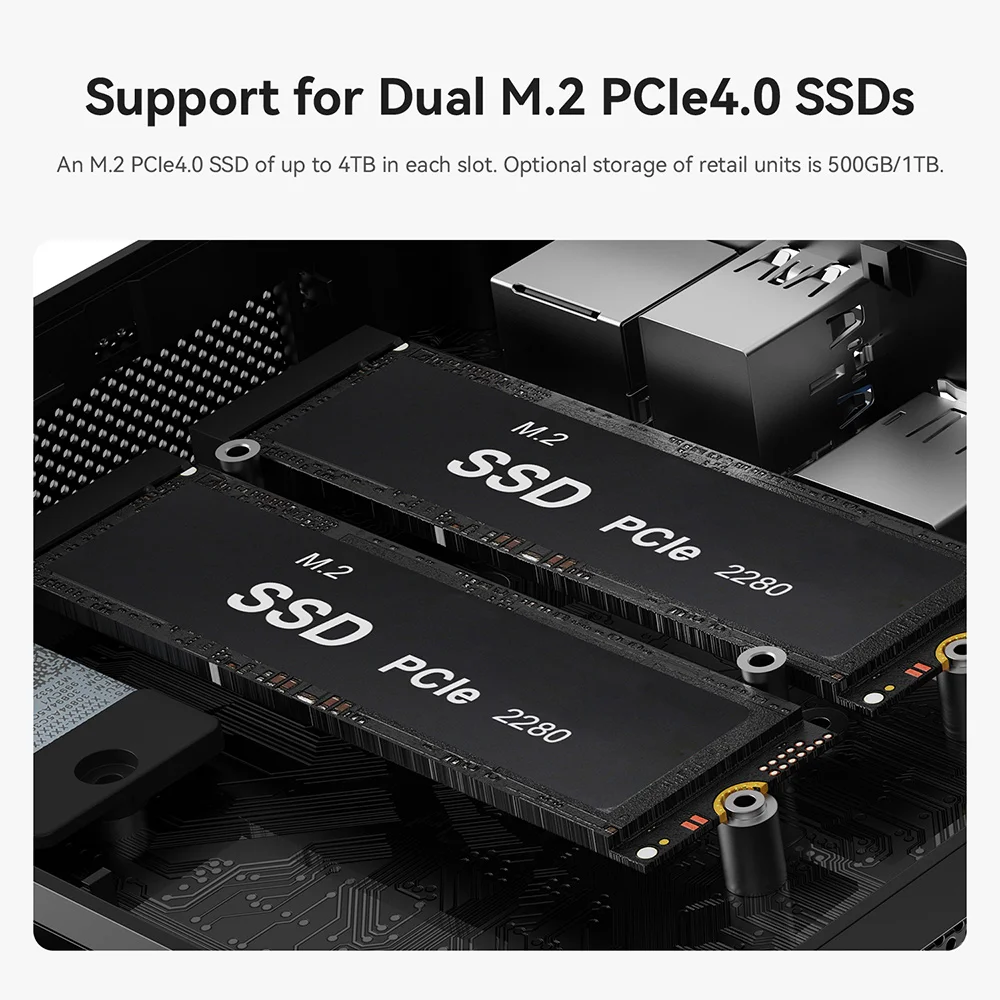 Beelink ser5 amd ryzen5 5500u ddr4 - Фотография_6