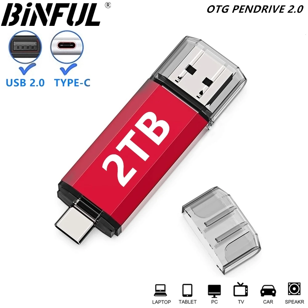 Высокоскоростной флеш-накопитель binful 2ni1 type-c