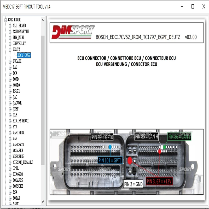 Схема распиновки ecu egpt v1 - Фотография_2