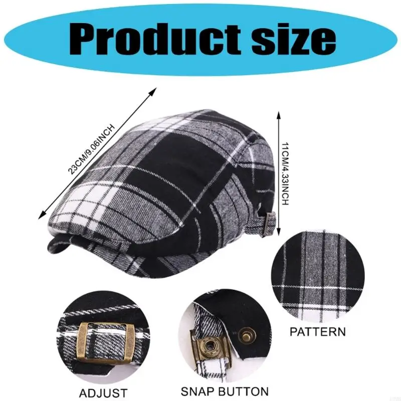 Берет унисекс в винтажном стиле - Фотография_6