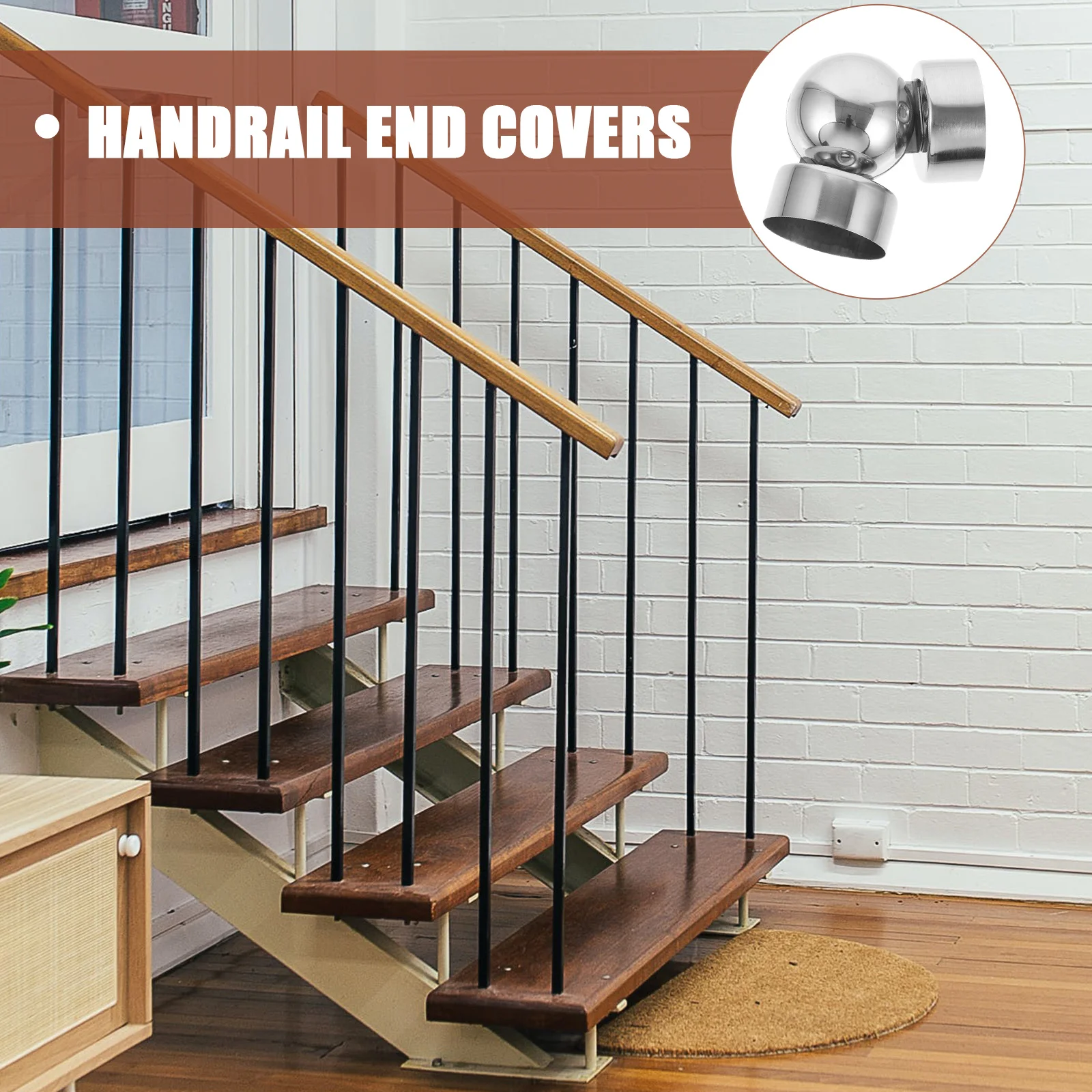 Наконечники для лестничных перил из нержавеющей стали - Фотография_2