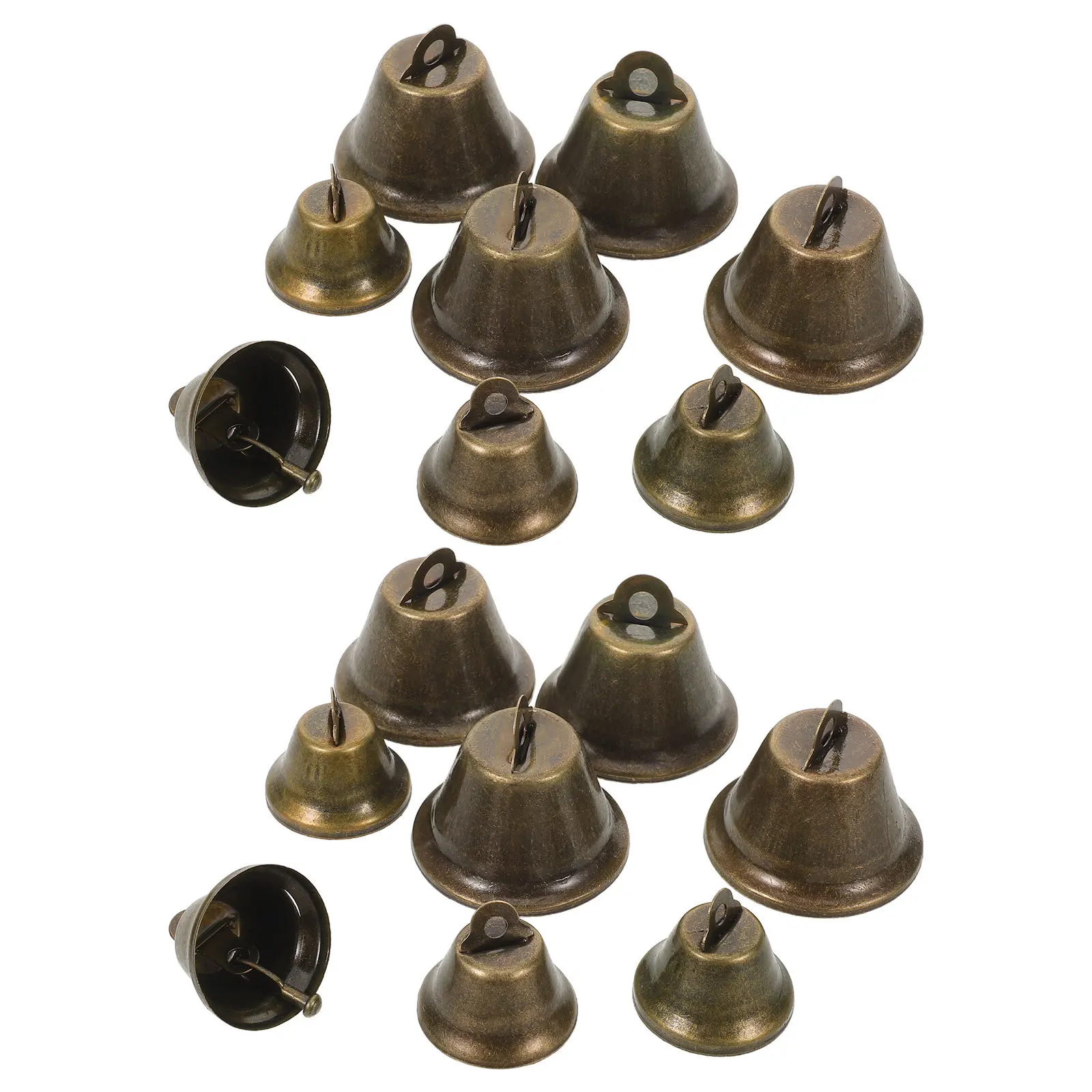 Металлические маленькие колокольчики в винтажном стиле