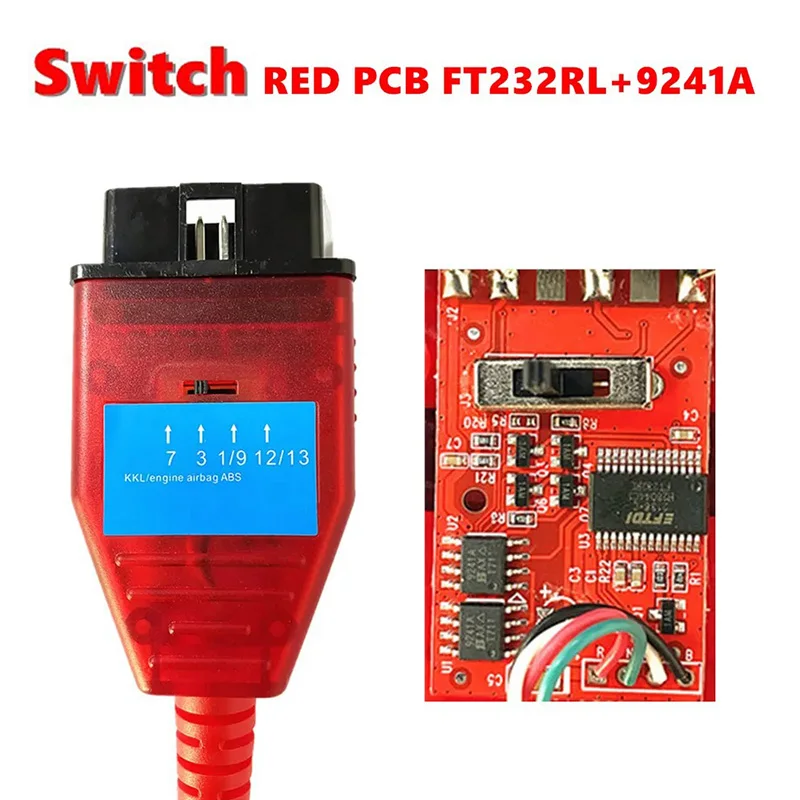 Переключатель obd2 кабель vag kkl 409