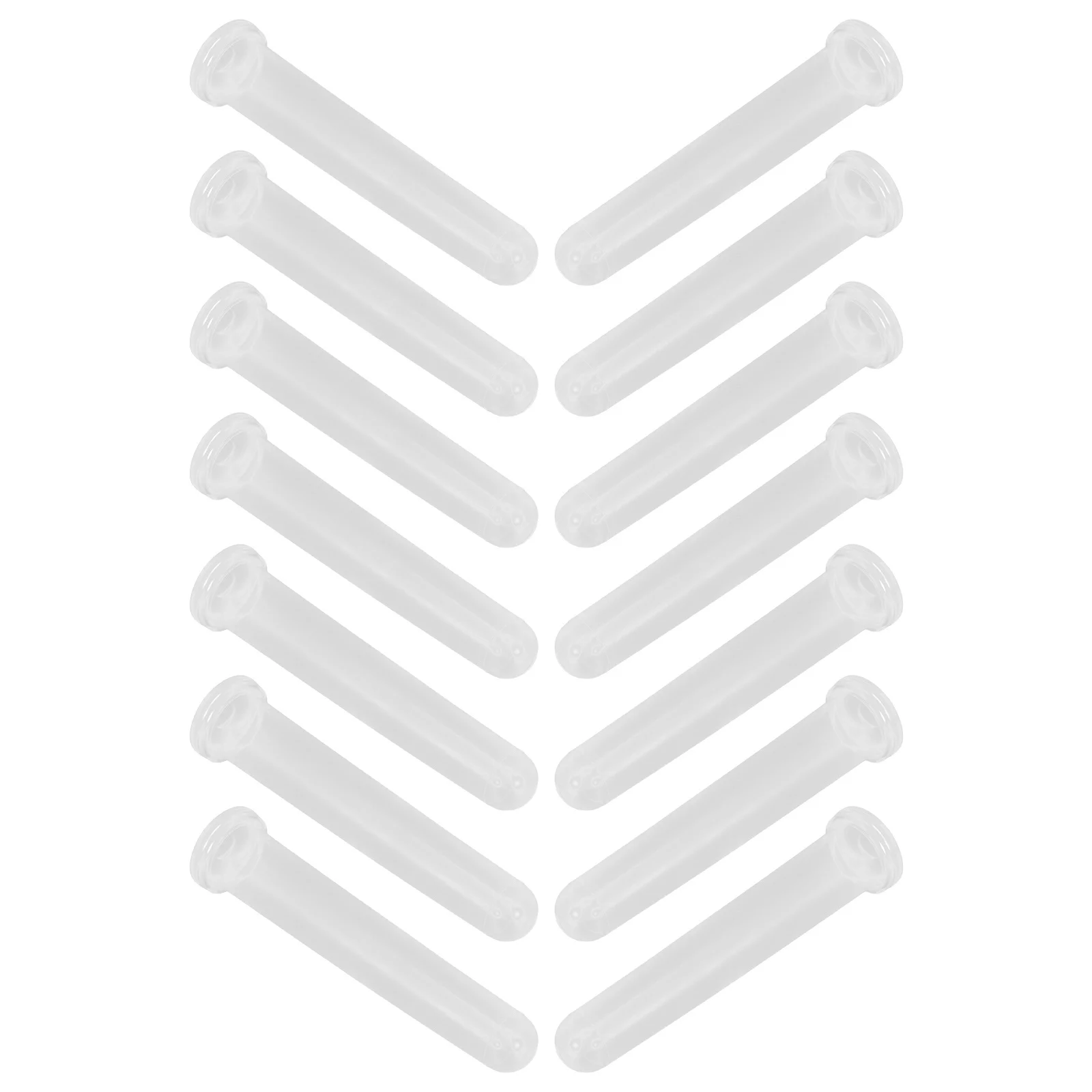 Прозрачные пластиковые трубочки для воды с одним стеблем цветка - Фотография_5