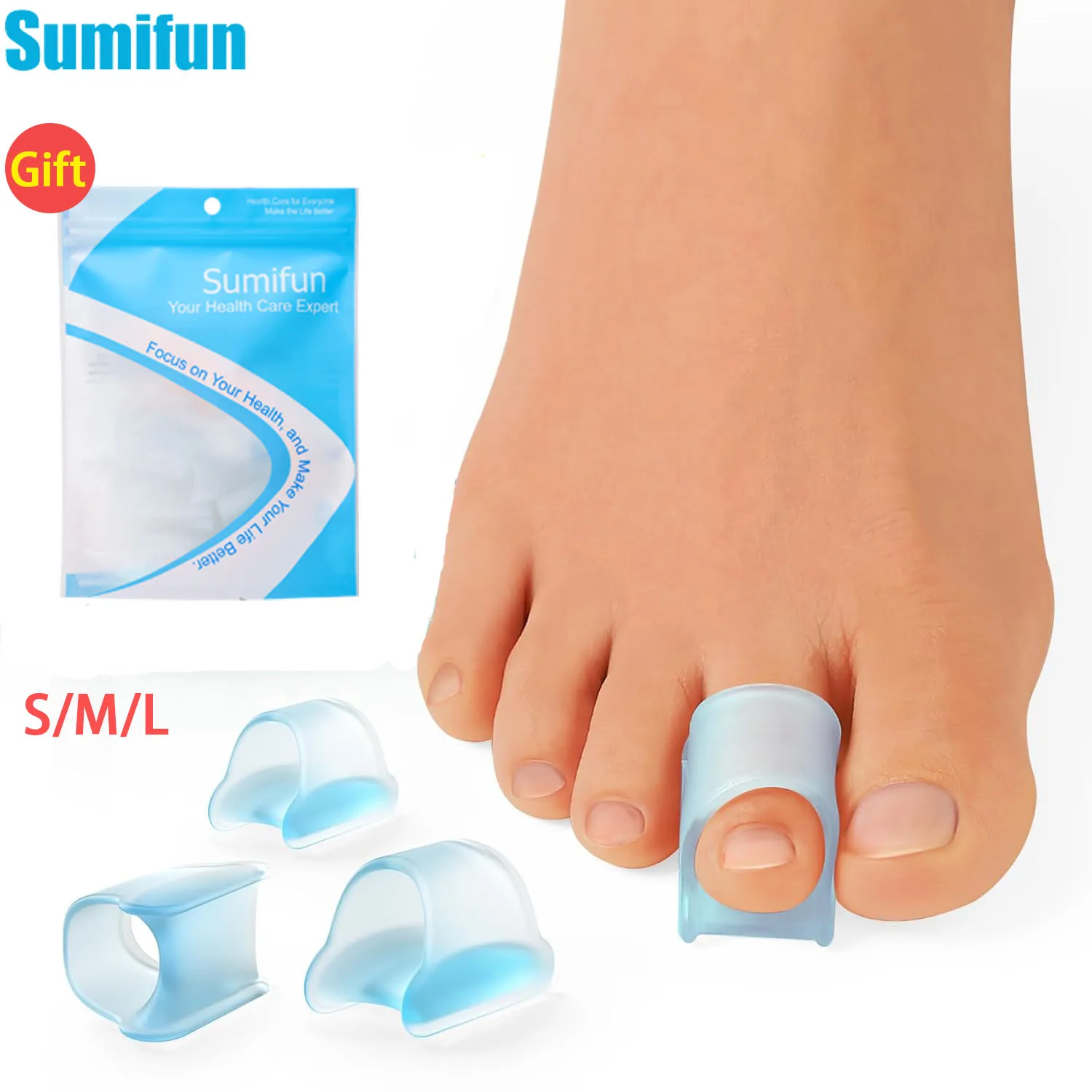 3 размера молоткообразный выпрямитель для пальцев ног - Фотография_2