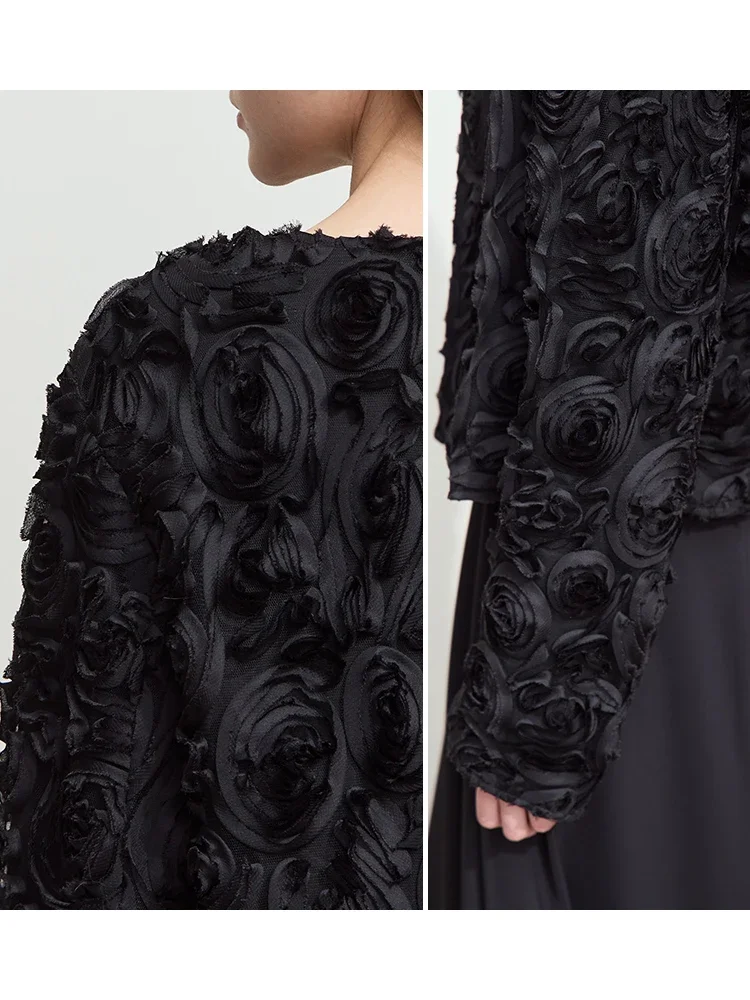 Amii минимализм короткая куртка женская осень 202 - Фотография_5