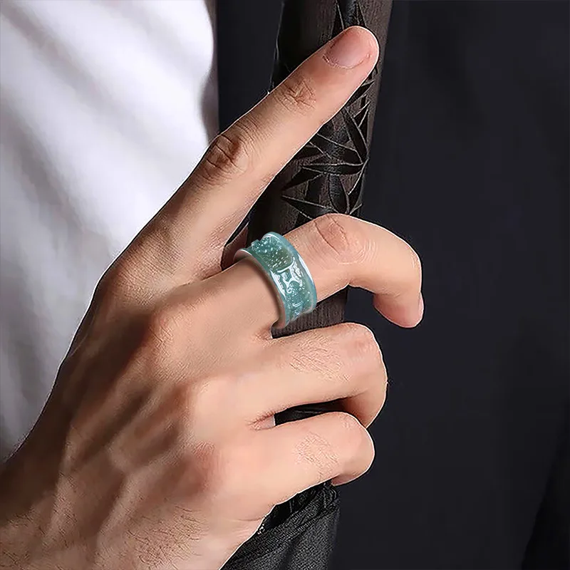 Нефрит класса а с синей водой - Фотография_3