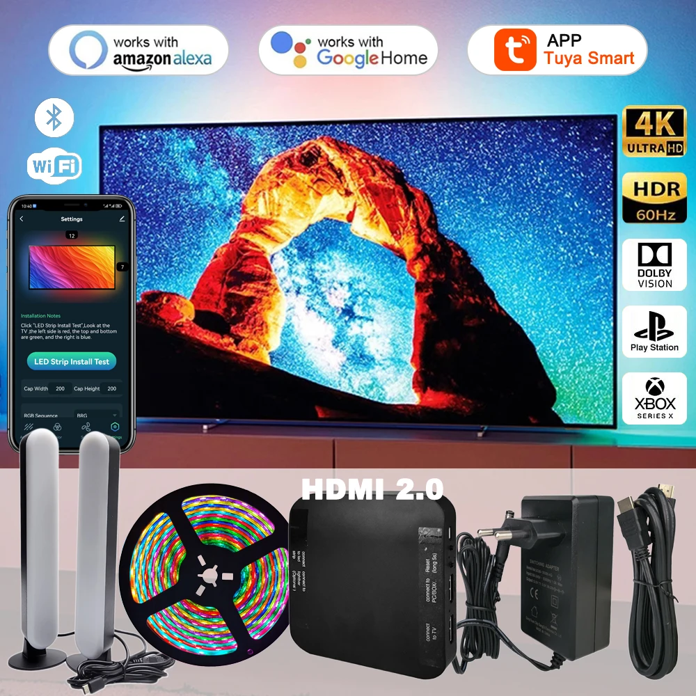 Smart ambient tv светодиодная подсветка hdmi 2