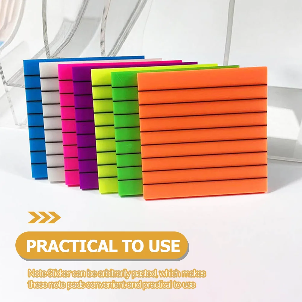 Прозрачные разноцветные портативные блокноты для офиса - Фотография_4