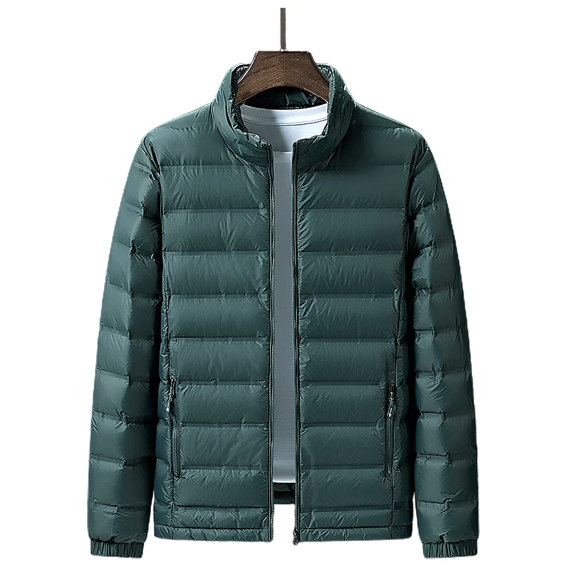 Мужская зимняя новая куртка на белом утином пуху - Фотография_5