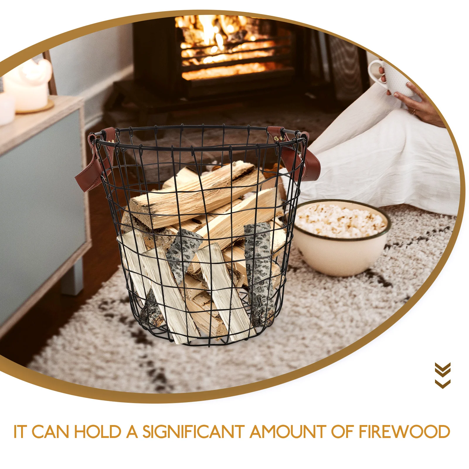 Железная корзина для дров - Фотография_3